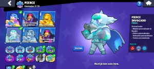 Conta Com 3 Personagens Full Buffies / Sirius / Dsbq Kaze - Brawl Stars