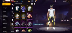 Free Fire//Conta Com Angelical//Coelhão Galático//Minato