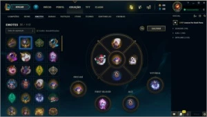 Conta LoL, Ouro 3 Flex, 70 skins - League of Legends