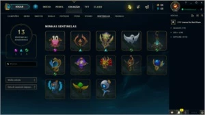 Conta LoL, Ouro 3 Flex, 70 skins - League of Legends