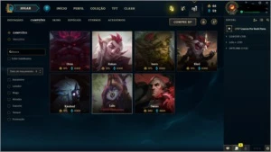 Conta LoL, Ouro 3 Flex, 70 skins - League of Legends