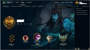 Conta League of Legends Platina V ,Faltando apenas 26 champs LOL