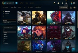 Conta Diamante 4 com 140 Champs e 133 Skins + 2 Prestigios - League of Legends LOL