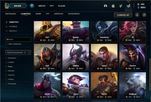 Conta Diamante 4 com 140 Champs e 133 Skins + 2 Prestigios - League of Legends LOL