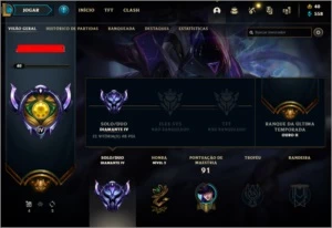 Conta Diamante 4 ótimo MMR e barata - League of Legends LOL