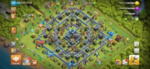 Conta CV 13 nível 158 com vários obstáculos raros - Clash of Clans