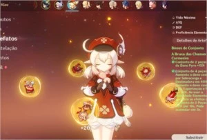 MELHOR CONTA 5* - DILUC, VENTI, KLEE, QIQI + TUMOLO DO LOBO - Genshin Impact
