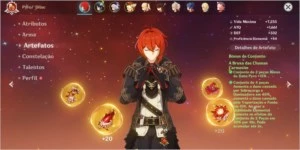 MELHOR CONTA 5* - DILUC, VENTI, KLEE, QIQI + TUMOLO DO LOBO - Genshin Impact