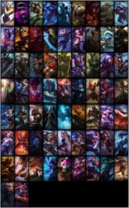 Vendo conta lvl 30, 102 campões, 65 skins - League of Legends LOL
