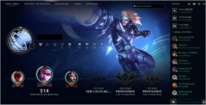 Vendo conta lvl 30, 102 campões, 65 skins - League of Legends LOL