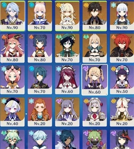 Ayaka + Bis / Ayato + Jade / Kokomi + Bis (Mais nas fotos) - Genshin Impact