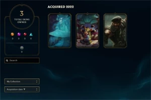 PLATINA 2, MRR ALTO + SKINS + DADOS DE CRIAÇÃO - SMURF - League of Legends LOL