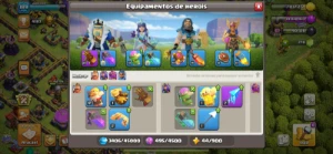 Cv15 Semi-Full (Passe Comprado) - Clash of Clans