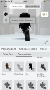 Conta Roblox Korblox Feminina