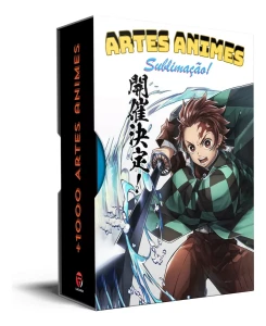 Pack 1000 Artes Animes Para Sublimação Serigrafia Vinil