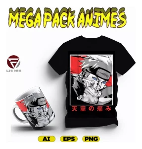 Pack 1000 Artes Animes Para Sublimação Serigrafia Vinil - Serviços Digitais