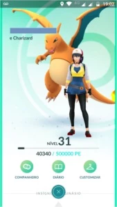 Conta Pokémon Go Lv 31 Sem Time - Premium #01