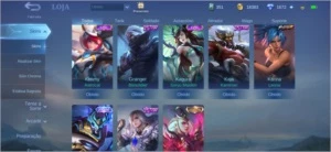 Vende se conta de Mobile Legends