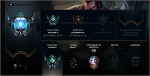 Conta league of legends - Platina 2 - lvl 41 LOL