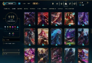 Esmeralda 2 com 155 Champs e 112 Skins ( MONO ADC ) - League of Legends LOL