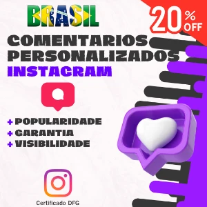 Comentários BRASILEIROS personalizados [PROMOÇÃO] - Social Media