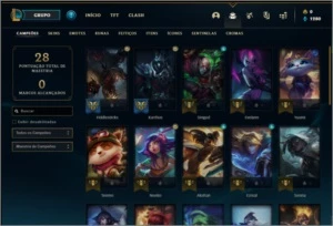 Conta platina 3 sem email confirmado com 3 skins e 31 champs - League of Legends LOL
