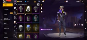 Conta boa nível 59 , 1500 like , coelhão , aventureiro - Free Fire