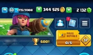 Conta Clash Royale LVL 33