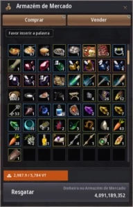 Conta SA Lv 61 Barraca P2W e muito mais - Black Desert