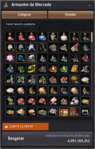 Conta SA Lv 61 Barraca P2W e muito mais - Black Desert
