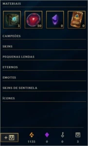 CONTA PLAT 4 - League of Legends LOL