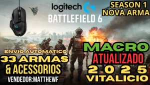 Macro - Battlefield 6 Logitech No Recoil - Vitalicio - Steam