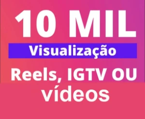 10 mil vizualizações Instagram