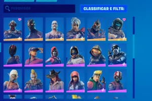 Vendo conta principal de fortnite com minty e skins OG PC