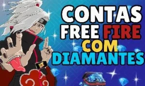 [Promoção] Contas Free Fire Com Diamantes + Rei Caveira