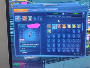 Conta GDMO(Omega) com AoX 6/6, Megidra X 5/5, Ulforce X 5/5 - Digimon Masters Online