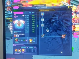 Conta GDMO(Omega) com AoX 6/6, Megidra X 5/5, Ulforce X 5/5 - Digimon Masters Online