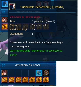 Conta LADMO Digimon Master Online !! Zeed / AoA / Bagra / X7 - Digimon Masters Online