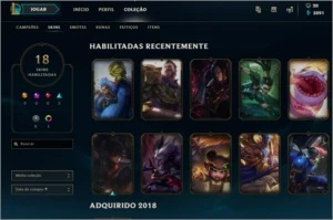 Smurf prata 2 92 campeoões - League of Legends LOL