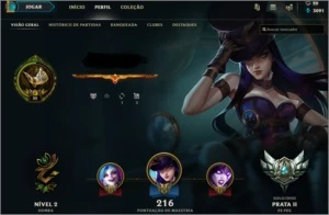 Smurf prata 2 92 campeoões - League of Legends LOL