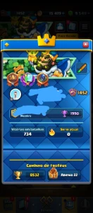 Conta Clash Royale Level De Torre 14 Com +9Mil Gemas