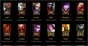 [LOL] Conta [Udyr G] [Ez Pulsefire] 132 skins - League of Legends