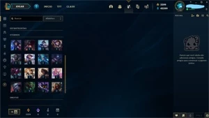 Conta de lol com mais de 500 reais gastos,87 skins e + - League of Legends