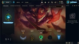 Conta de lol com mais de 500 reais gastos,87 skins e + - League of Legends