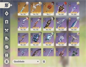 Ar50 Hutao + homa, kazuha + juramento liberda, qiqi e diluc - Genshin Impact