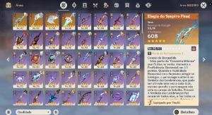 AR57 - 12 personagens 5* e 6 armas 5* - Genshin Impact