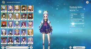 AR57 - 12 personagens 5* e 6 armas 5* - Genshin Impact