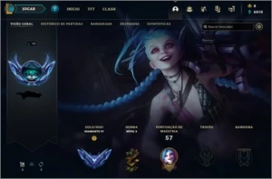 Conta diamante 4 - League of Legends LOL