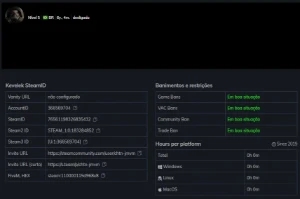 Conta Steam - Outros