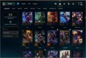 CONTA DIAMANTE 4 60% WINRATE BOA SMURF - League of Legends LOL